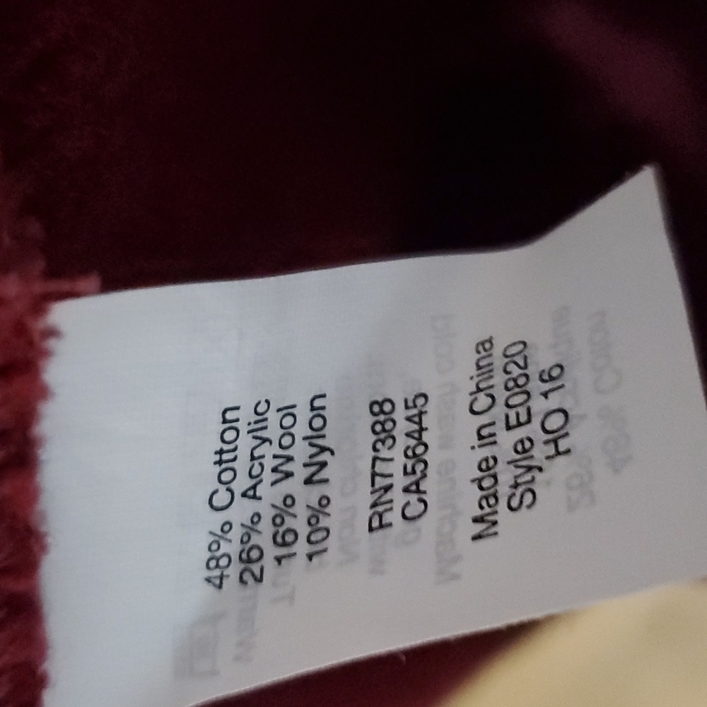 J. Crew Funnel Cowlneck Sweatshirt / Sweater Cotton Acrylic Nylon Wool Blend - Picture 4 of 5